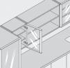 BLUM 71T950A záves,naložený,alu,95°
