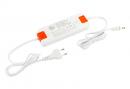 K-StrongLumio LED COB 24V 12W/m teplá II, Surface strieb., krytka priesv., 2m