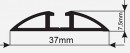 SEVROLL Hide N spodné vedenie 1,7m strieborná