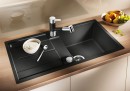 BLANCO 519102 drez METRA 5 S-F sivá skala s excentrom SILGRANIT PuraDur