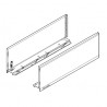K-BLUM Legrabox C Pure 600 mm/40 kg, Blumotion/TOB, nerez, skrutka