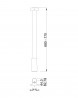 MILADESIGN stolová noha G5 ST551 biela