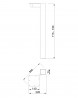 MILADESIGN stolová noha G5 ST702 biela