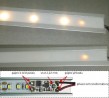 StrongLumio LED vypínač/stmievač do profilu 12/24V žltá LED kontrolka