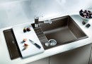 BLANCO 517561 Drez ZIA XL 6 S biela s excentrom SILGRANIT PuraDur