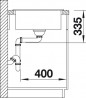 BLANCO 517568 Drez ZIA XL 6 S antracit bez excentru SILGRANIT PuraDur
