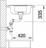BLANCO 514748 drez ZIA 6 S antracit bez excentru SILGRANIT PuraDur