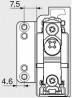BLUM 20K7A41 obmedzovač na 100° pre HK-S