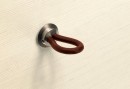 HETTICH 9113694 Knobka FILAGA d20 mm čierna koža/nikel matný