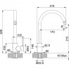FRANKE Batéria FC 650.031 chrom