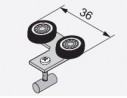 SEVROLL 10202 horný vozík 10mm asymetrický L+P