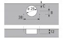 HETTICH 72959 Intermat 9924 naložený mini 26mm