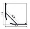 LP-profil Corner 30 alu anodovaný 1000mm