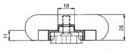 Nastavovacia noha PR 2701 25mm (skrutka 82812)