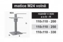 TK-Patka piliera 110x110 - 250 mm, 2xmatica