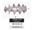 TK-buldok 50x12,5x1,00mm obojstranný