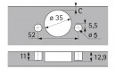 HETTICH 9071214 Sensys 8645i B12,5 TH56