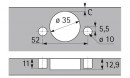 HETTICH 9090262 Sensys 8631i B12,5 TH54