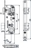 HOBES 02-04 zámok 90/60 PZ Zn biely