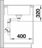 BLANCO 519097 drez METRA 5 S-F antracit s excentrom SILGRANIT PuraDur