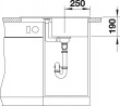 BLANCO 519572 drez METRA 45 S Compact antracit s excentrom SILGRANIT PuraDur