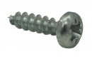 StrongFix Vrut PZ 5x40 pologuľatá hlava zinok biely PZ2