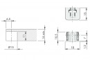 IF-Flipper polic.podpera min.14mm biela