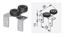 SEVROLL 10196 Focus horné  vozík 18mm 2ks