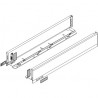 K-BLUM Legrabox M 600 mm/70 kg, Tip-on, nerez, expando