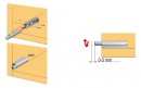 IF K-Push krátky s magnetom a adaptérom šedý
