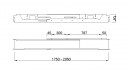 MILADESIGN kanál s reguláciou G7 ST954 (19-22) biely
