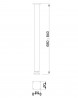 MILADESIGN stolová noha G5 ST504 biela