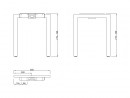 MILADESIGN podnož Quark Q7206 biela
