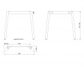 MILADESIGN podnož Mobilar M6308E–SL antracit