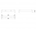 MILADESIGN podnož nízka Mobilar M6306-K strieborná