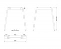 MILADESIGN podnož Mobilar M6307–S strieborná