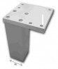 StrongLegs nábytková noha FA006, 100mm, chróm matný