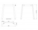 MILADESIGN podnož Mobilar M5407T–SL strieborná