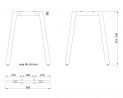 MILADESIGN podnož Mobilar M5406T–S strieborná