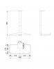 MILADESIGN držiak PC regul. G9 ST103R strieborná