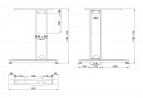 MILADESIGN podnož krajná G3 ST220 strieborná