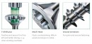 SPAX skrutka 5x55/37 zápustná hlava TXS,W,4C MH čiastočný závit