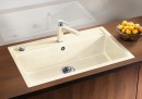 BLANCO 518853 Drez DALAGO 8-F sivá skala s excentrom SILGRANIT PuraDur