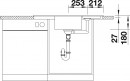 BLANCO 514756 drez ZIA 9 E antracit s excentrom SILGRANIT PuraDur