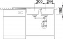 BLANCO 515605 drez ZIA 8 S antracit bez excentru SILGRANIT PuraDur