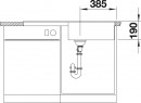 BLANCO 517568 Drez ZIA XL 6 S antracit bez excentru SILGRANIT PuraDur
