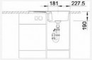BLANCO 514724 drez ZIA 45 S antracit s excentrom SILGRANIT PuraDur