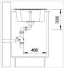 BLANCO 516918 Drez ZIA 40 S antracit bez excentru Silgranit PuraDur