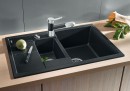 BLANCO 518876 drez METRA 6 S Compact sivá skala s excentrom SILGRANIT PuraDur