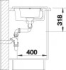 BLANCO 513473 drez METRA 6 S Compact antracit s excentrom SILGRANIT PuraDur